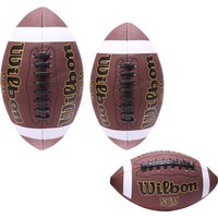 1PC High Quality Sports Size 3 6 9 Grip Official PU Leather Adult Kids Rugby American Football Balls