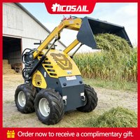 380E skid steer loader with a load capacity of 300kg CE EPA certified for farm garden loading and transportation