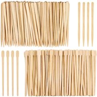 100Pcs Wooden Hair Removal Stick Face Wax Sticks Depilation Spatula Body Eyebrow Applicator Smooth Tongue Depressor Beauty Tools
