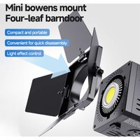 Compuertas 4 Hojas para Mini Bowens ZU60 ZU80 M60, Modificador de Luz Profesional Accesorio Estudio Fotografía