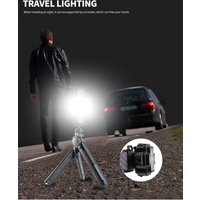 ZHAOZHANGX XPE Multi-functional Headlamp with Built-in Battery, Type-C Charging, Magnetic, LED Red and Blue Work Light