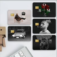 Singer Omer Adam Credit Card Stickers Skin For Bank Debit Decorative Protection Scratch-resistant Gift 4PCS