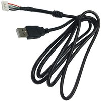Usb a Male with 5 Pin Jst Connector Ph 5-pin to UsB2.0 Plug Cable Custom Service Black Gold-plated Standard