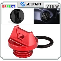 For Ducati Hypermotard 950 SP 2023 2024 Motorcycle Accessories M20*2.5 Engine Oil Cap Plug Filler Nut Cap Cover CNC Aluminum