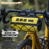 Torba rowerowa na kierownicę Rhinowalk Bikepacking do rowerów MTB, szosowych i gravelowych, przednia torba rowerowa, seria Wilderness, wytrzymała konstrukcja EVA 3D.