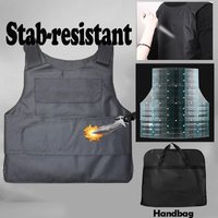 Gilet de sécurité dur en acier à haute teneur en manganèse, résistant aux coups de couteau, gilet Anti-coupure pour l'extérieur, armure, vêtements de protection de défense tactique