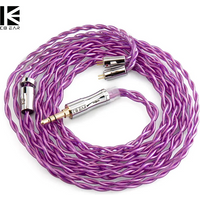 KBEAR Glory 4 Core 6N Single Crystal Copper Upgraded Earphone Cable 2PIN/MMCX/QDC/TFZ Earbuds Connector for KS1 KS2 LARK KZ IEMS