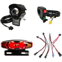 AliExpress EBKE Ebike Electric Bicycle Frontlight Rearlight Turn Signal Brakelight Set 24V 36V 48V 52V For Mountain City Folding Road Bike