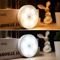 LED Motion Sensor Night Light - Wireless LED Detector Lamp for Bedroom, Staircase, Closet, and Room Decor, Children's Flashlight