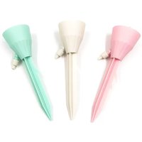 3pcs Random Color Adjustable Watering Spikes,Automatic Drip Irrigation Device for Home Garden Plants,Slow Release Seepage Tool