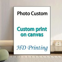 1pc Frameless Personalize Custom Photo Landscape Painting Wall Art Printed Decoratie Woonkamer Laminas Decorativas