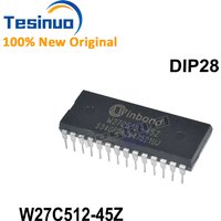 1~5PCS New Original W27C512-45Z EEPROM Memory IC DIP-28 Parallel EPROM Chip New Electronic Components In Stock Fast Shipping