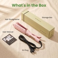 4 Temperature Settings Wide Plate Ionic Flat Iron Hair Straightener Professional Styling Tools Hair Straightener
