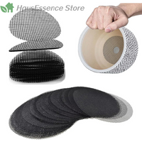 ※50Pcs Pot Opening Mesh Pad Grid Circular Drainage Opening Screen For Use In Pot Bottom Prevent Soil Loss Bonsai Flower