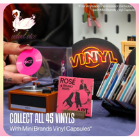 Original Zuru Mini Brands Really Works Vinyi Playset & Record Series Blind Ball Playable Tiny Vinyl Record Collect Toy Girl Gift