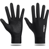 AliExpress Unisex Touchscreen Anti-Slip Gloves Outdoor Fishing UV Protection Gloves Summer Ice Silk Ultra-Thin Cycling Gloves