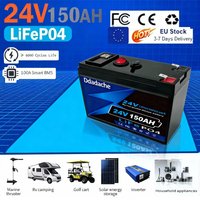 24V LiFePO4 120Ah Lithium-Batterie 4000+ Tiefzyklusladungen, für Power Wheels Spielzeug, Roller, Radio, USV, Kajak-Fischfinder, Solarpanel