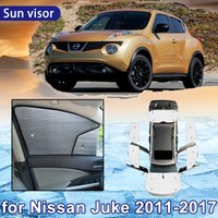 Car Sun Shade for Nissan Juke F15 2011 2012 2013 2014 2015 2016 2017 Full Coverage Sunshade Windshield Side Window Visor Cover