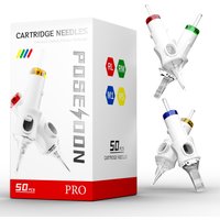 POSEIDON V6 50Pcs Tattoo Needles Professional Tattoo Cartridge Needles New Disposable Safty Permanent Makeup Tattoo Needles Kit