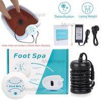 Detoxification Ion Foot Bath Machine Foot Cleansing Massager Pedicure Vibration Care Array Promote Health Relax Plantar Muscles
