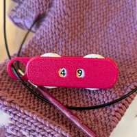 Manual Counting Gauge, Sewing Gauge, Crochet Stitch Counter Pointer Knitting Marking Tool for Sweaters and Knitting Projects