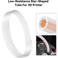 Low-Resistance Star-Shaped PTFE Tube For 3D Printer OD Teflonto Ultra-Smooth Flow Tube 5M High Quality Tube For 3D Printer Part