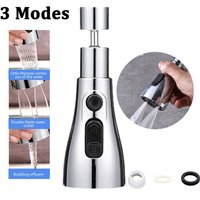 720° Rotating Kitchen Faucet Extender 3 Modes Adjustable Splash Guard Sink Adapter Home Extended Kitchen Sink Faucet Strainer