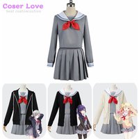 Project Sekai School Uniform Hoshino Ichika Hinomori Shiho Momoi Airi Asahina Mafuyu Tenma Saki Cosplay Costume Halloween Outfit