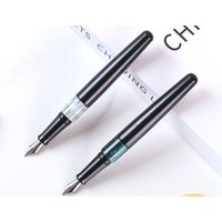 New Style Fountain Pen For Calligraphy Practice, Agate Stone Medium Ring, No Clip Pen