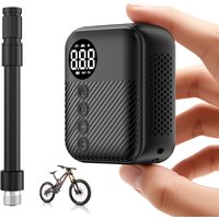 Pompe à vélo électrique portable Carsun Mini, gonfleur de pneus sans fil, 150 Psi max, batterie 480 mAh avec écran