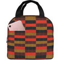 District Line Moquette Seat Cover Insulated Lunch Bag for Women Children Portable Food Boxes Thermal Lunch Box Tote