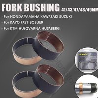41 43 47 48 49mm Motorcycle Front Fork Bushing Shock Absorption Maintenance For HONDA YAMAHA KAWASAKI SUZUKI KAYO T4 T6 FAST KTM