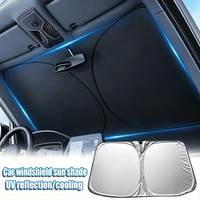 Car Windshield Sunshade Folding Sunshade Cover Uv Protection Sunshade for Car Interior Windshield Folding Sunshade Umbrella Car Accessories