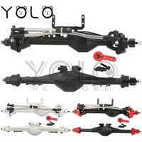 SCX10 III CNC Aluminum Front Rear Straight Complete Axle for 1/10 Axial SCX10 III TRX4 RC Crawler Car New Upgrade Parts