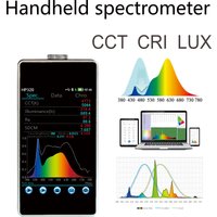 HP320 Portable Light Spectrometer 380-780nm CCT CRI Lux Meter for Color Temperature Color Rendering Index Measurement