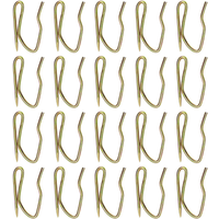 50 Pcs Stainless Steel Curtain Hook Home Decor Accessories Wall Mounted Hooks Drapes Tie Backs Household Pins Modern Room nament
