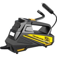 AliExpress CARSUN Corded Portable Car Air Pump Upgraded 12V 150PSI Electric Tire Inflator Pump Motorcycle Bike Ball LED Light Car Air Compressor