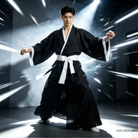New Halloween Bleach Kurosaki Ichigo / Kuchiki Rukia / Toushiro Toushirou Die Pa Cosplay Costume Outfits Black Suit Halloween