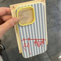 Funny Stripes Design Cover For iPhone 17 15 16 14 Pro Max Case Plus For iPhone 13 11 12 ProMax XS XR 8 Plus Candy Colors Cases