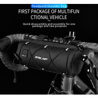 Waterproof Fashion Bicycle Bag Multifunction Large Capacity Bicycle Front Frame Bag Bicycle Handlebar Bag for Outdoor Cycling