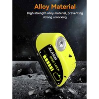 AliExpress Extractme Rechargeable Padlock for Motorcycle Alarm Disc Lock 130db Anti-Theft Alarm for Motorcycle Bike Alarm for Moto