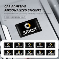 3D Epoxy Emblem Car Side Body Trunk Decor Stickers For Smart Fortwo 451 450 453 Forfour Cabrio Crossblade ROADSTER