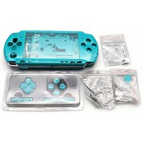 Full Housing Shell Case Kit for PSP3000 PSP 3000 03 Version Complete Replacement Console Cover with Buttons Screws Repair Parts