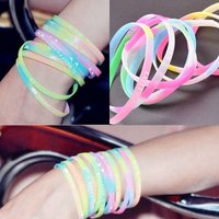 10-100PCS Silicone Candy Color Wristband Birhtday Gift Friends Student Sports Girl Bracelet Guest Giveaways Gift Bag Fillers