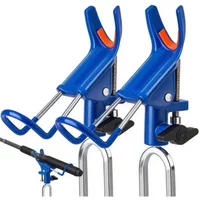 360° Adjustable Fishing Rod Holder, Heavy Duty Portable Foldable Stand with Ground Spike for Bank & Catfishing, Rust-Proof