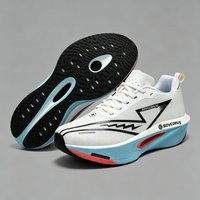 Marathon Men Sports Running Shoes Carbon Board Air Cushion Breathable Lightweight Woman Comfortable Athletic Basketball Sneakers