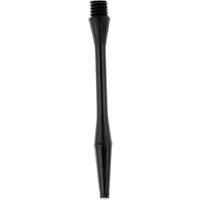 Black Plastic Dart Shafts Threaded Stems Dart Shaft Accessories for Indoor Use 60 Pieces 6mm Diameter