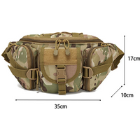 AliExpress Men's Tactical Fanny Pack Nylon Waist Bag - Outdoor Sports Cycling Travel Hiking Camping Hip Pack Small Utility Belt Bag