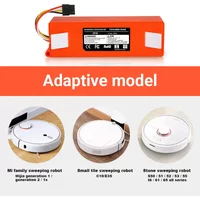 Replacement Battery BRR-2P4S-5200D for XIAOMI 1S 1ST Roborock SDJQR01RR Sweeping Mopping Robot Vacuum Cleaner 5200mAh
