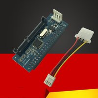 40-Pin 3.5" IDE Female to SATA 7+15Pin 22-Pin Male 20330 Chipset Adapter Converter Hard Disk Drive Connector PATA TO SATA Card